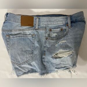 Aeropostale Vintage High Rise Shorty Denim Shorts /10